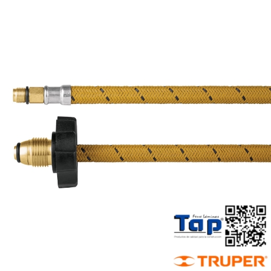 Imagen de MANGUERA PIGTAIL VINILO 011 7/16"X022 7/8" 55 CM FOSET