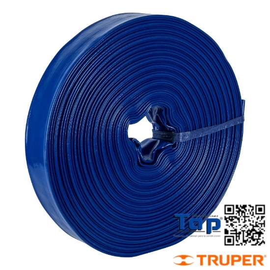 Imagen de MANGUERA PLANA 050 2"X50M DESCARGA P MOTOBOMBA ROLLO