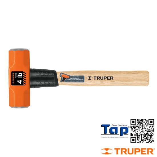 Imagen de MARRO OCTAGONAL  4 LB MANGO MAD 300 12" TRUPER