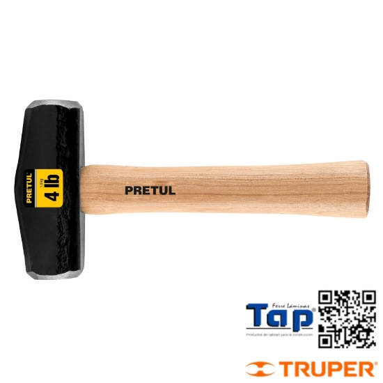 Imagen de MARRO T NEVADA  3 LBS. MANGO 10- 019 3/4" PRETUL