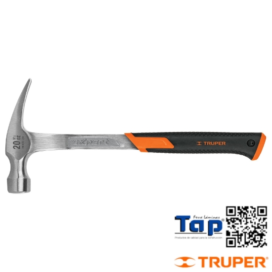 Imagen de MARTILLO FORJADO 20 OZ UÑA RECTA MANGO C NEOPRENO EXPERT