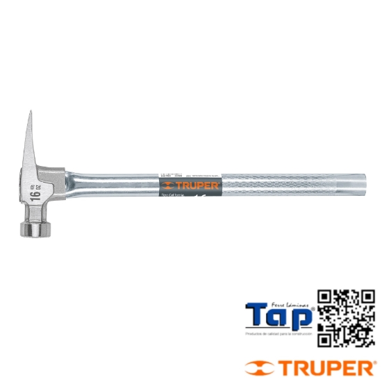 Imagen de MARTILLO TUBULAR 16 OZ UÑA CALIFORNIA RIPPER CARA FRESADA