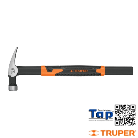 Imagen de MARTILLO TUBULAR P CIMBRA 16 OZ UÑA RECTA MANGO ACERO