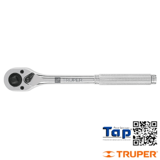 Imagen de MATRACA DOBLE CUADROS 009 3/8"Y 013 1/2" TRUPER