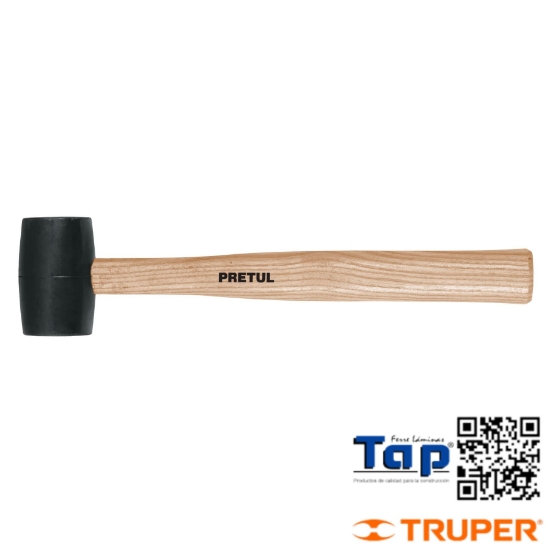 Imagen de MAZO HULE  8 OZ PRETUL