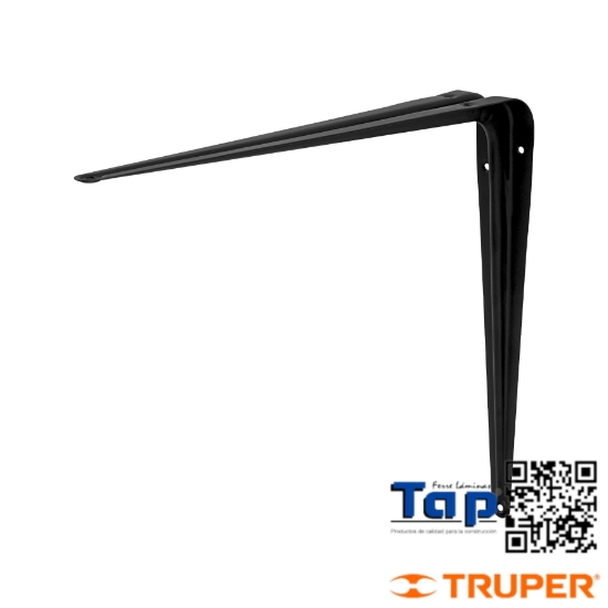 Imagen de MENSULAS ACERO NEGRA  12X350 14" FIERO