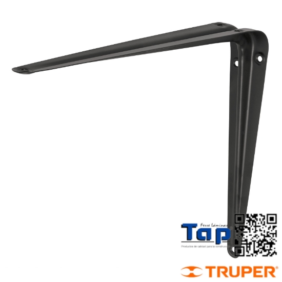 Imagen de MENSULAS ACERO NEGRA 125 5"X150 6" FIERO