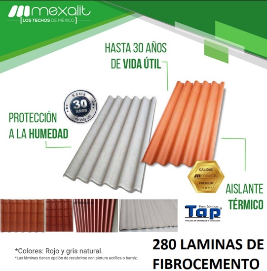 Imagen de LAMINAS DE FIBROCEMENTO Y TEJAS