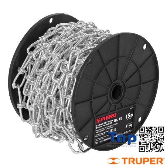 Imagen de CADENA T VICTOR 4.1 MM EN CARRETE 15 M X METRO