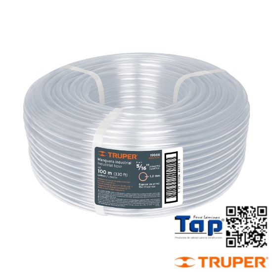 Imagen de MANGUERA 004 3/16" INDUST EN ROLLO 100 M X METRO TRUPER