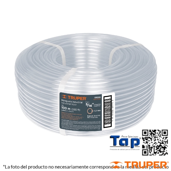 Imagen de MANGUERA 006 1/4" NIVEL EN ROLLO 100 M X METRO TRUPER