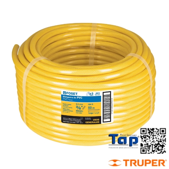 Imagen de MANGUERA 009 3/8" FLEX AMARILLA EN 50 M X METRO S/CONEXION