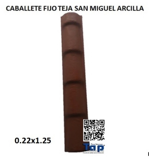 Imagen de CABALLETE FIJO TEJA SAN MIGUEL ARCILLA