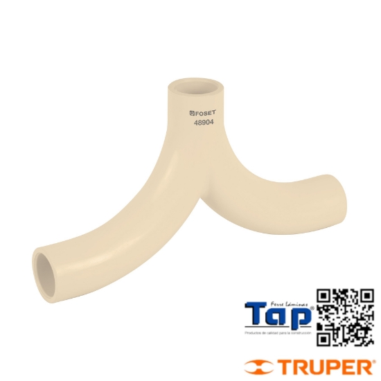 Imagen de MEZCLADOR T BIGOTE CPVC 013 1/2" FOSET