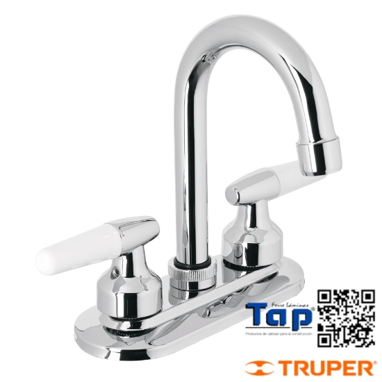 Imagen de MEZCLADORA 100 4" P LAVABO CUELLO BAR MANERAL CONO