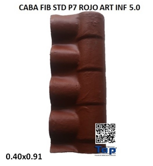 Imagen de CABA FIB STD P7 ROJO ART INF 5.0