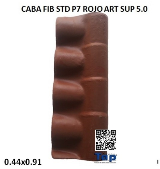 Imagen de CABA FIB STD P7 ROJO ART SUP 5.0