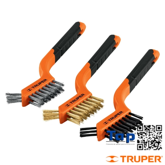 Imagen de CEPILLOS ALAM28 PINCELES TRUPER MINI JGO 3 MINI