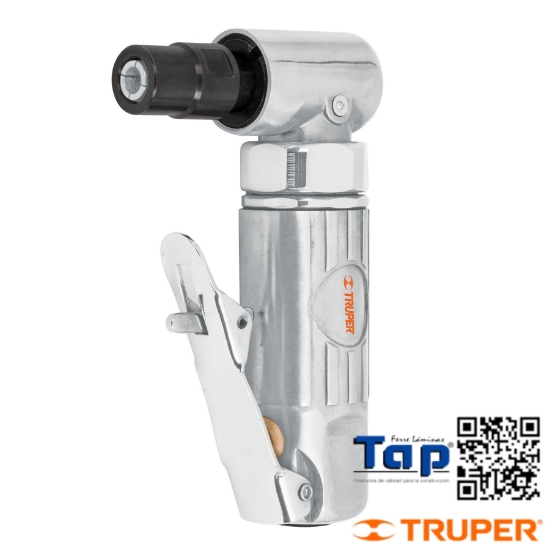 Imagen de ESMERILADORA NEUMATICA ANGULAR 006 1/4" TRUPER MINI