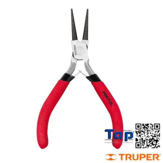 Imagen de PINZA PTA REDONDA 125 5" PRETUL MINI