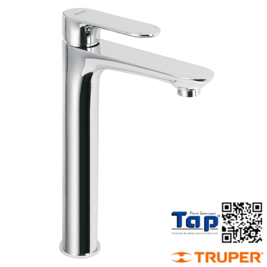 Imagen de MONOMANDO CROMO CUELLO ALTO P LAVABO FOSET