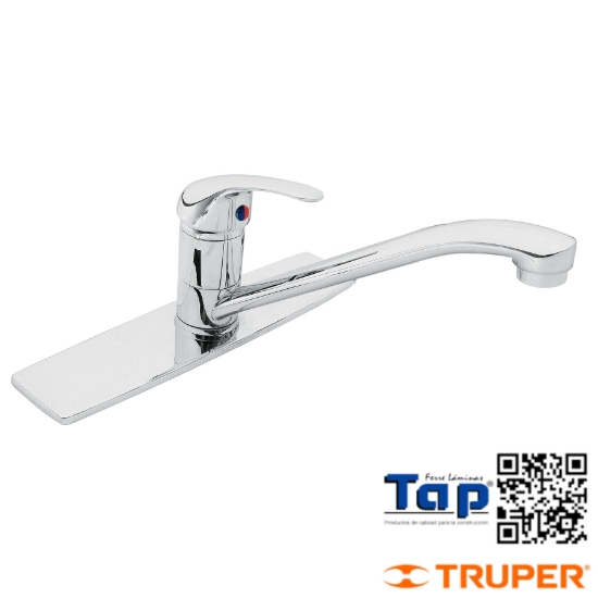 Imagen de MONOMANDO INOX P FREGADERO CUELLO RECTO FOSET