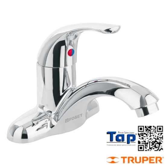 Imagen de MONOMANDO PCO P LAVABO NARIZ CURVA FOSET