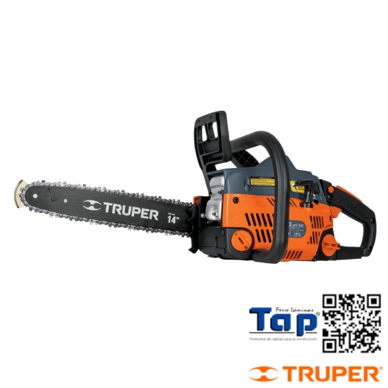 Imagen de MOTOSIERRA 33 CC A GASOL C BARRA 350 14" TRUPER