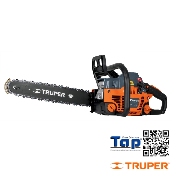Imagen de MOTOSIERRA 45 CC A GASOL C BARRA 400 16" TRUPER