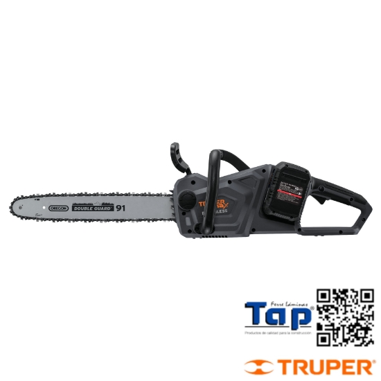 Imagen de MOTOSIERRA INALAMBRICA 400 16" 40 V SIN CARBONES TRUPER MAX