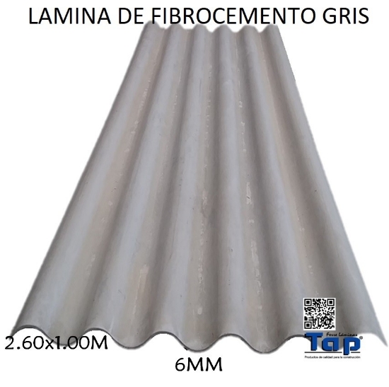 Imagen de LAM FIB OND STD 2.60x1.00 6MM SL