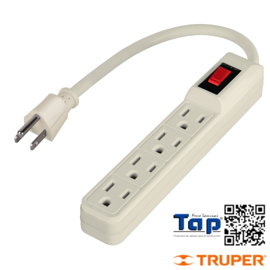 Imagen de MULTICONTACTO 16 AWG DOMESTICO 4 ENTRADAS VOLTECK