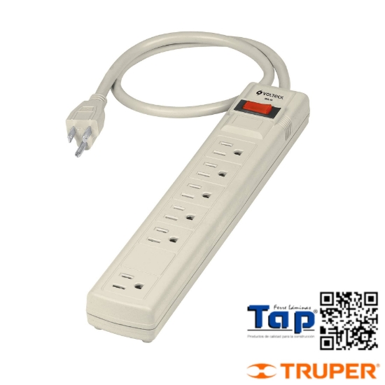 Imagen de MULTICONTACTO 16 AWG USO RUDO C 6 ENTRADAS VOLTECK