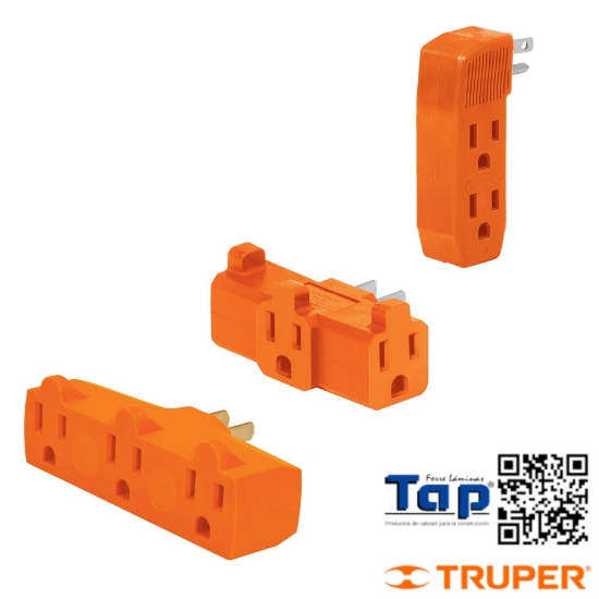 Imagen de MULTICONTACTO TRIPLE ATERRIZADO T "T" REF VOLTECK