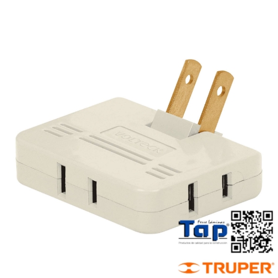 Imagen de MULTICONTACTO TRIPLE T BISAGRA ENTRADAS LATERALES,VOLTECK