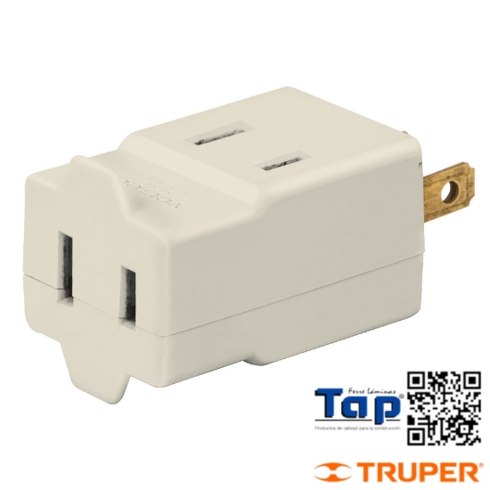 Imagen de MULTICONTACTO TRIPLE T CUBO VOLTECK
