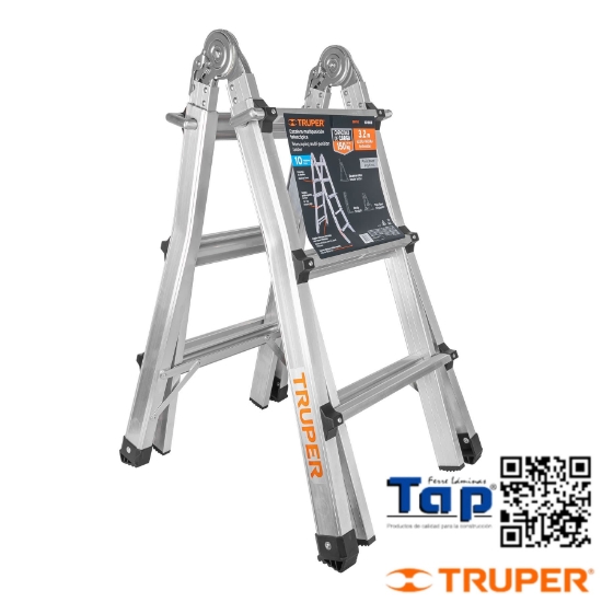 Imagen de MULTIESCALERA TELESCOPICA,3.2 M,CAPACIDAD CARGA 150 KG