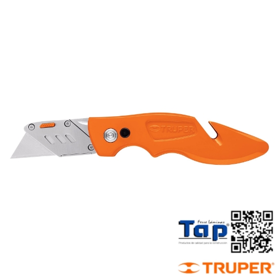 Imagen de NAVAJA ABATIBLE 175 7" CUERPO ALU Y ACERO INOX TRUPER