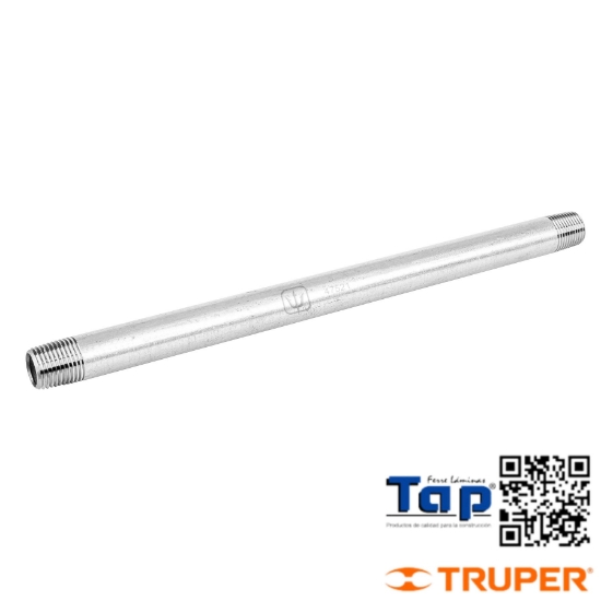 Imagen de NIPLE ACERO GALVANIZADO 013 1/2"X 300 12" FOSET