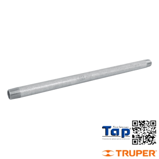 Imagen de NIPLE ACERO GALVANIZADO 013 1/2"X 375 15" FOSET
