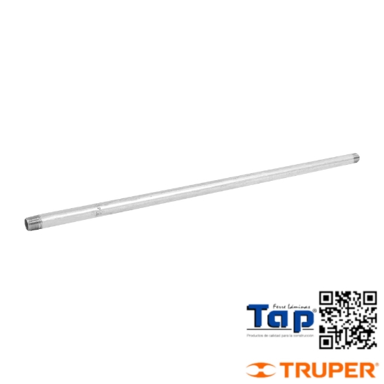 Imagen de NIPLE ACERO GALVANIZADO 013 1/2"X 675 27" FOSET