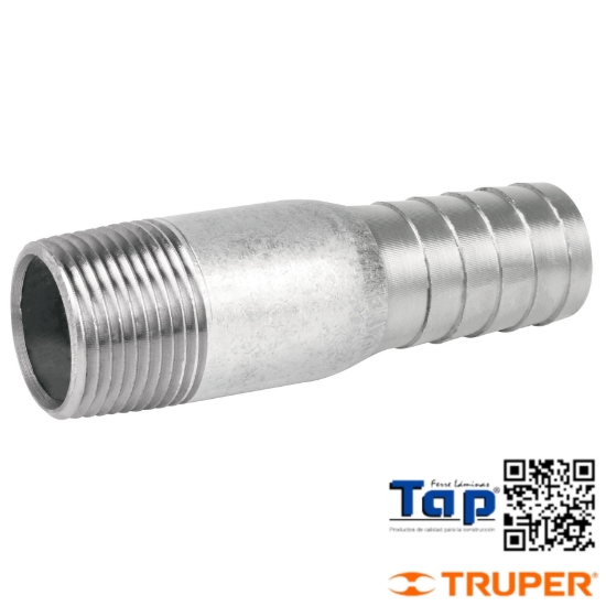 Imagen de NIPLE ACERO GALVANIZADO 019 3/4" T BOTELLA FOSET
