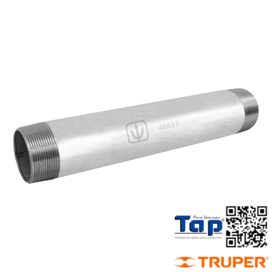 Imagen de NIPLE ACERO GALVANIZADO 031 1-1/4"X150 6" FOSET