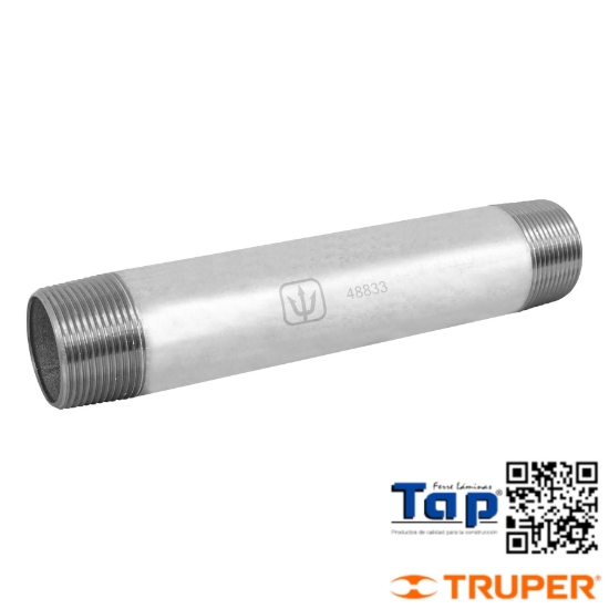 Imagen de NIPLE ACERO GALVANIZADO 031 1-1/4"X250 10" FOSET