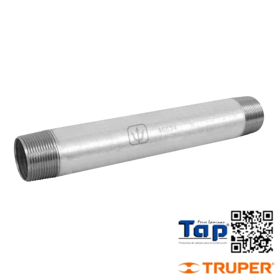 Imagen de NIPLE ACERO GALVANIZADO 031 1-1/4"X300 12" FOSET