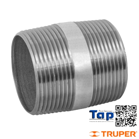 Imagen de NIPLE ACERO GALVANIZADO 038 1-1/2"X050 2" FOSET