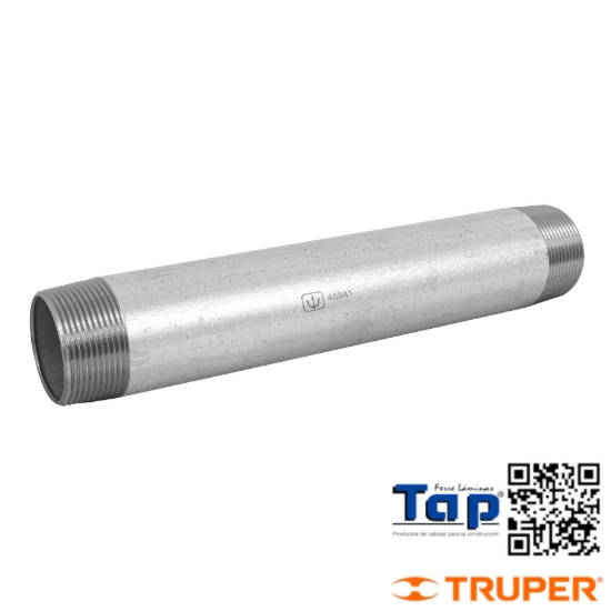 Imagen de NIPLE ACERO GALVANIZADO 038 1-1/2"X300 12" FOSET