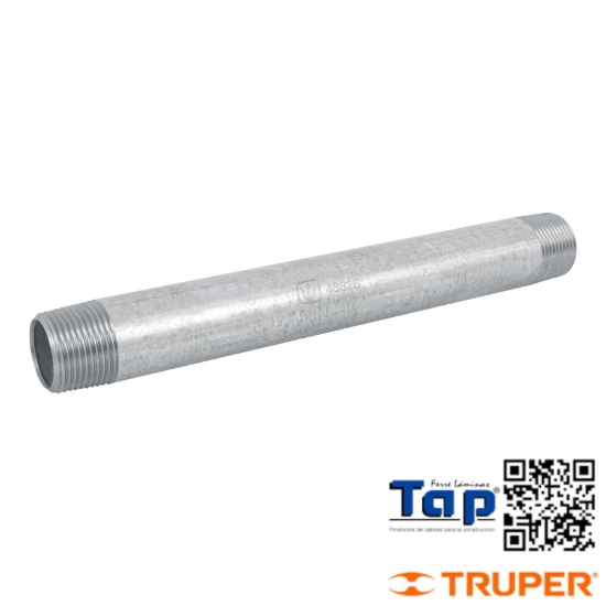 Imagen de NIPLE ACERO GALVANIZADO 1X250 10" FOSET