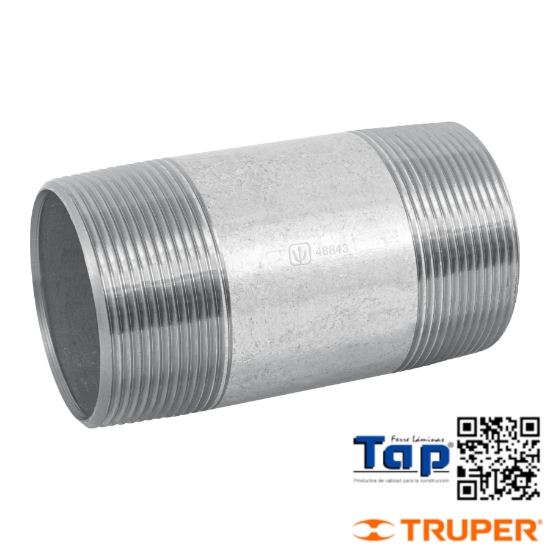 Imagen de NIPLE ACERO GALVANIZADO 2X100 4" FOSET