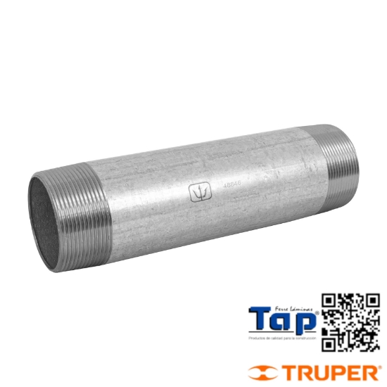 Imagen de NIPLE ACERO GALVANIZADO 2X250 10" FOSET